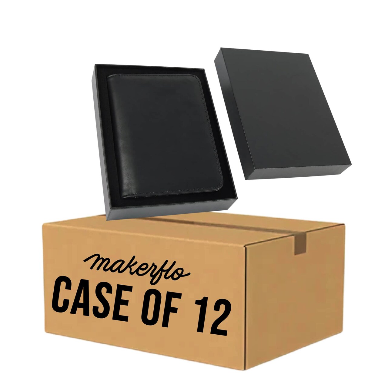 MakerFlo Laserette™ Passport Wallet Blank, Engravable Vegan Leather Travel Passport Holder with RFID Blocking, Card & Cash Slots